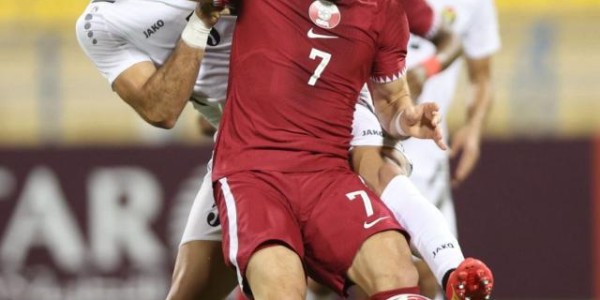 国足对手昨日热身赛遭逆转 卡塔尔1比2不敌约旦